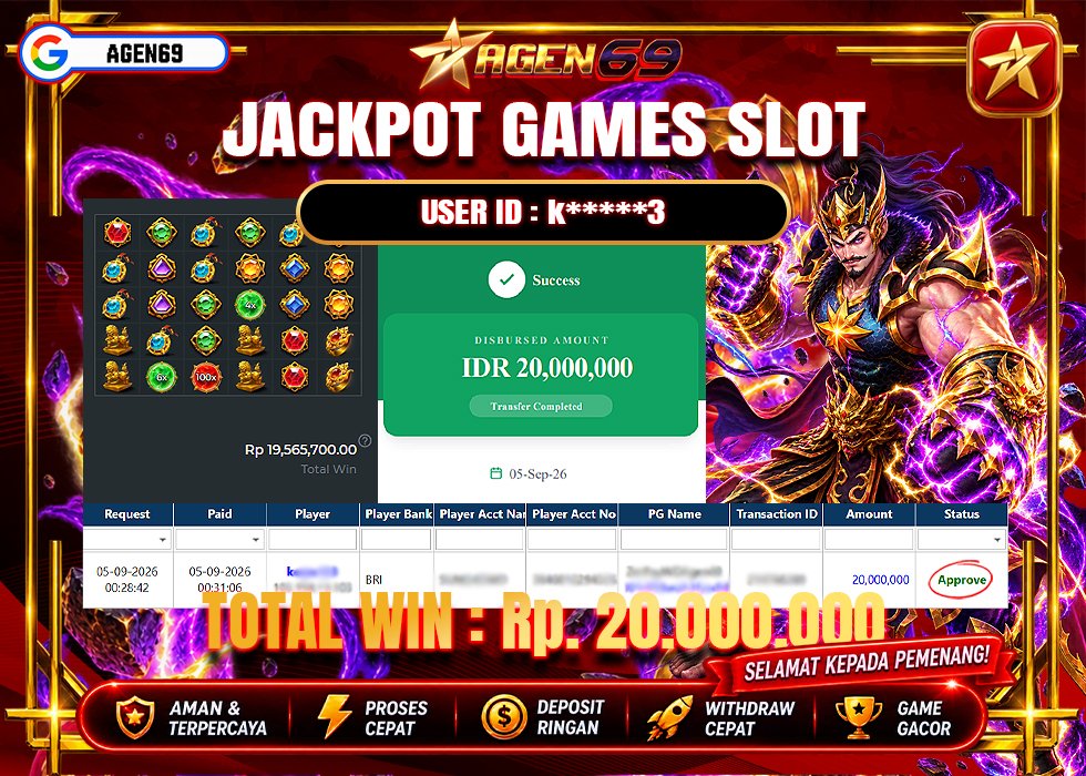 Bukti Jackpot AGEN69