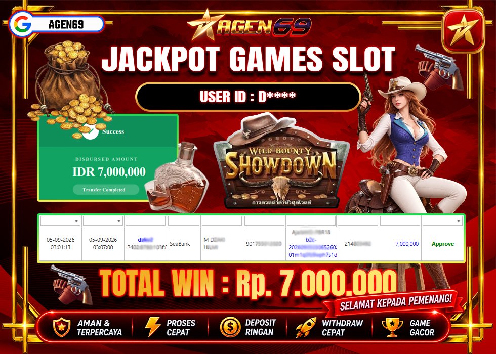Bukti Jackpot AGEN69