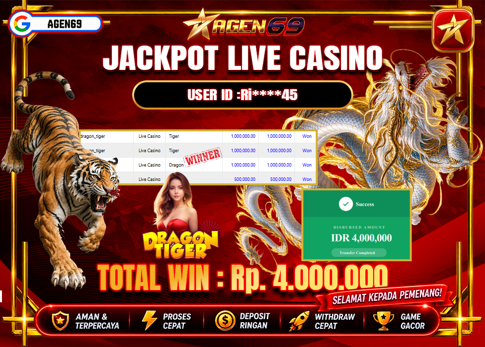 Bukti Jackpot AGEN69