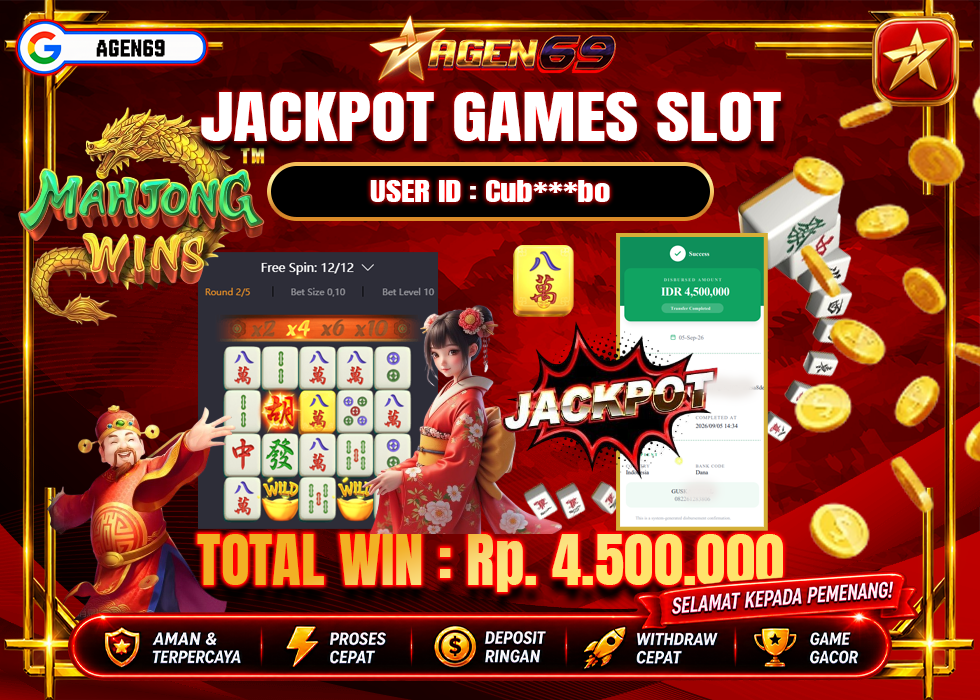 Bukti Jackpot AGEN69