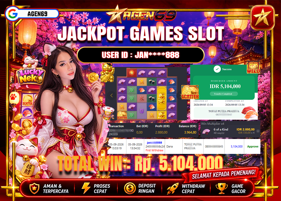 Bukti Jackpot AGEN69