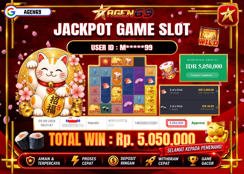 Bukti Jackpot AGEN69