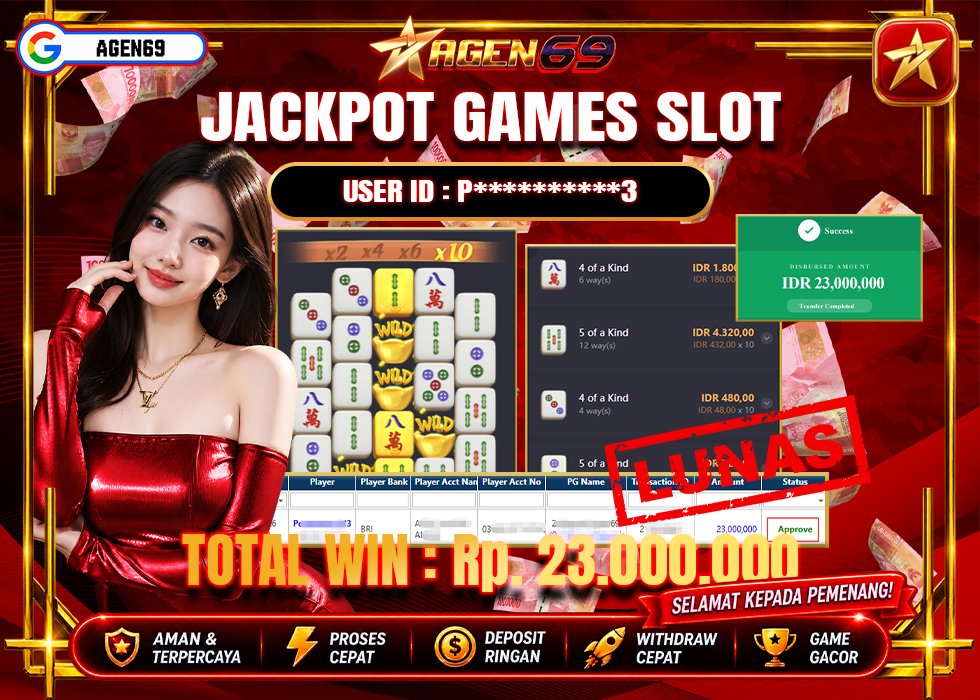 Bukti Jackpot AGEN69