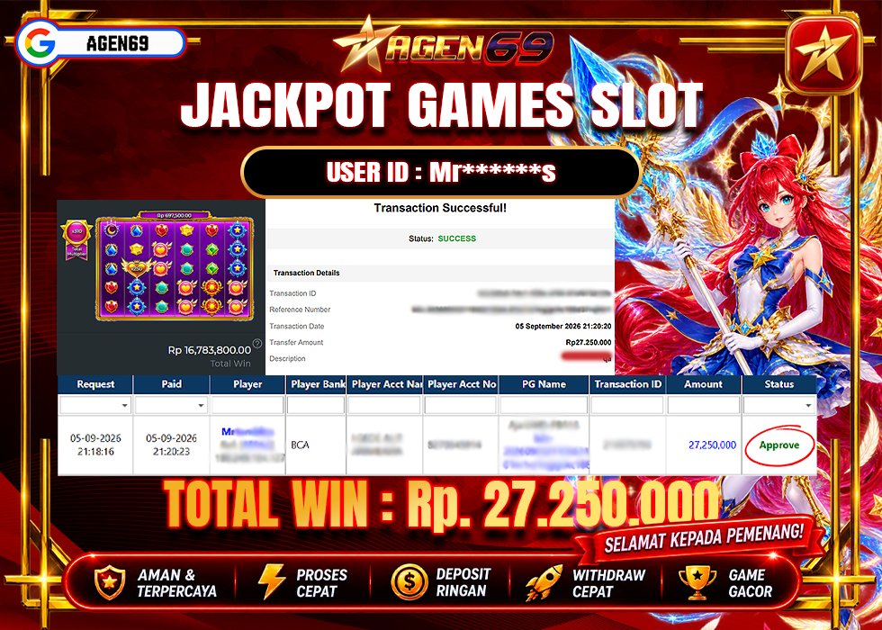 Bukti Jackpot AGEN69