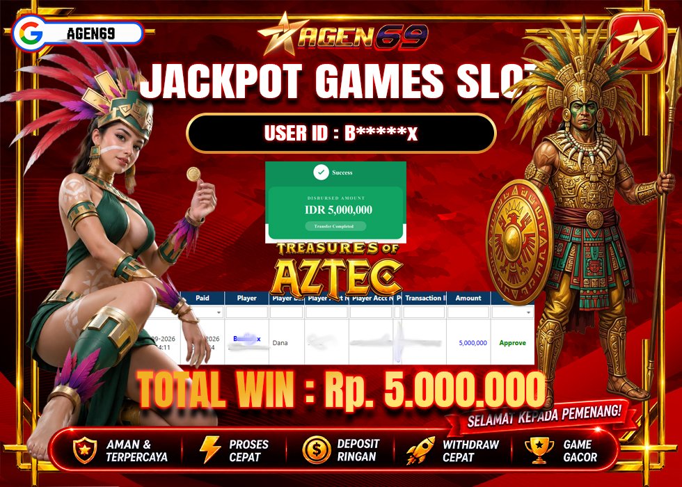 Bukti Jackpot AGEN69