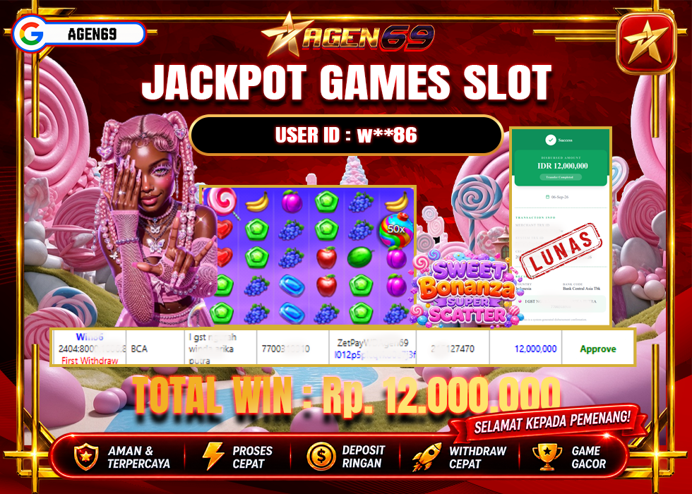 Bukti Jackpot AGEN69