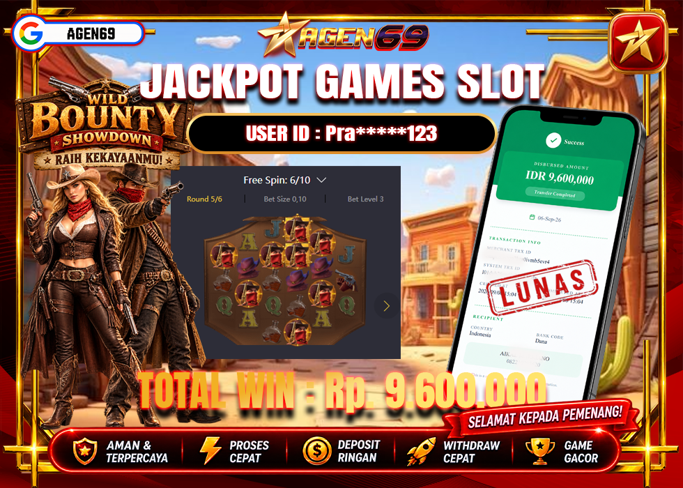 Bukti Jackpot AGEN69