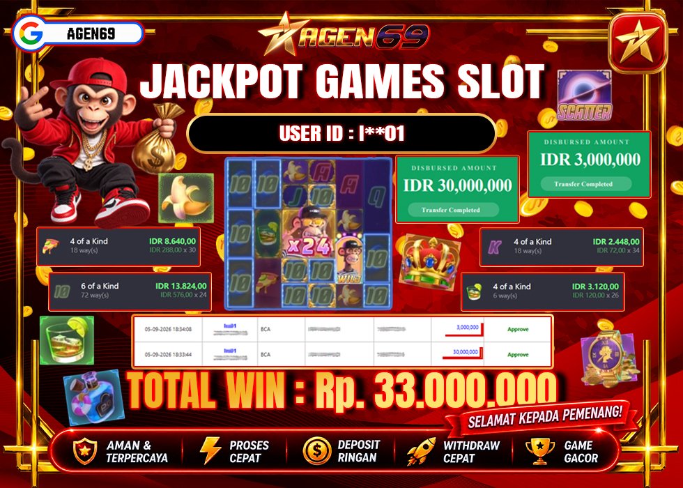 Bukti Jackpot AGEN69