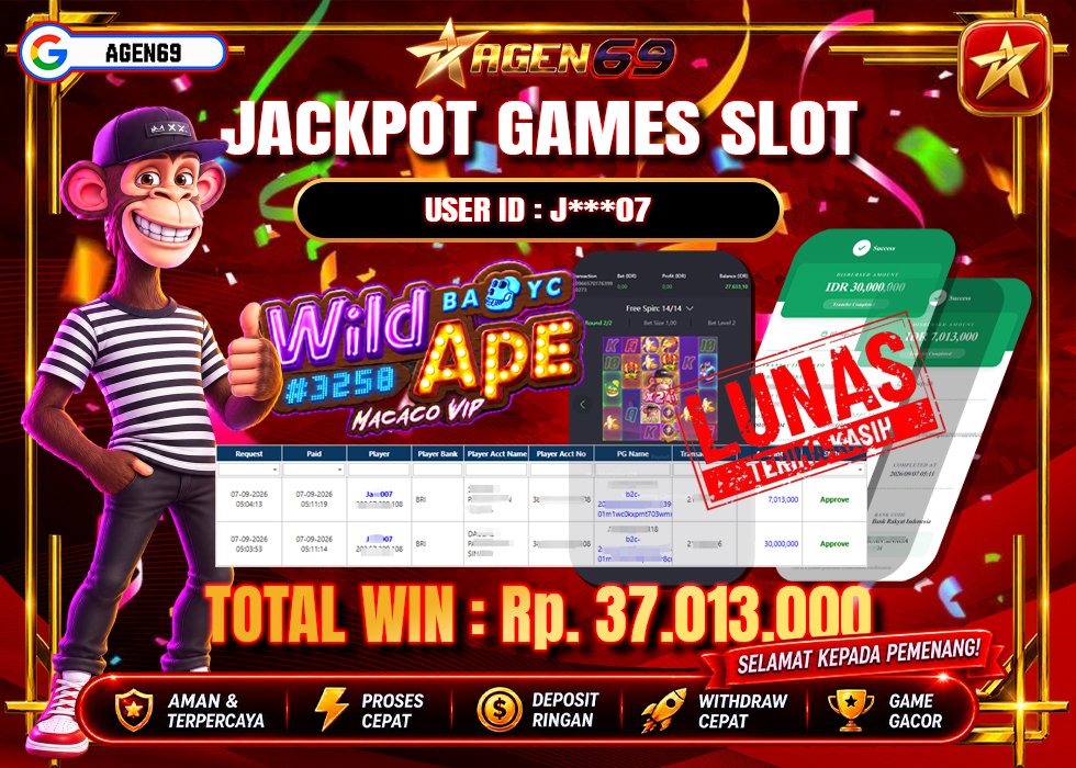 Bukti Jackpot AGEN69