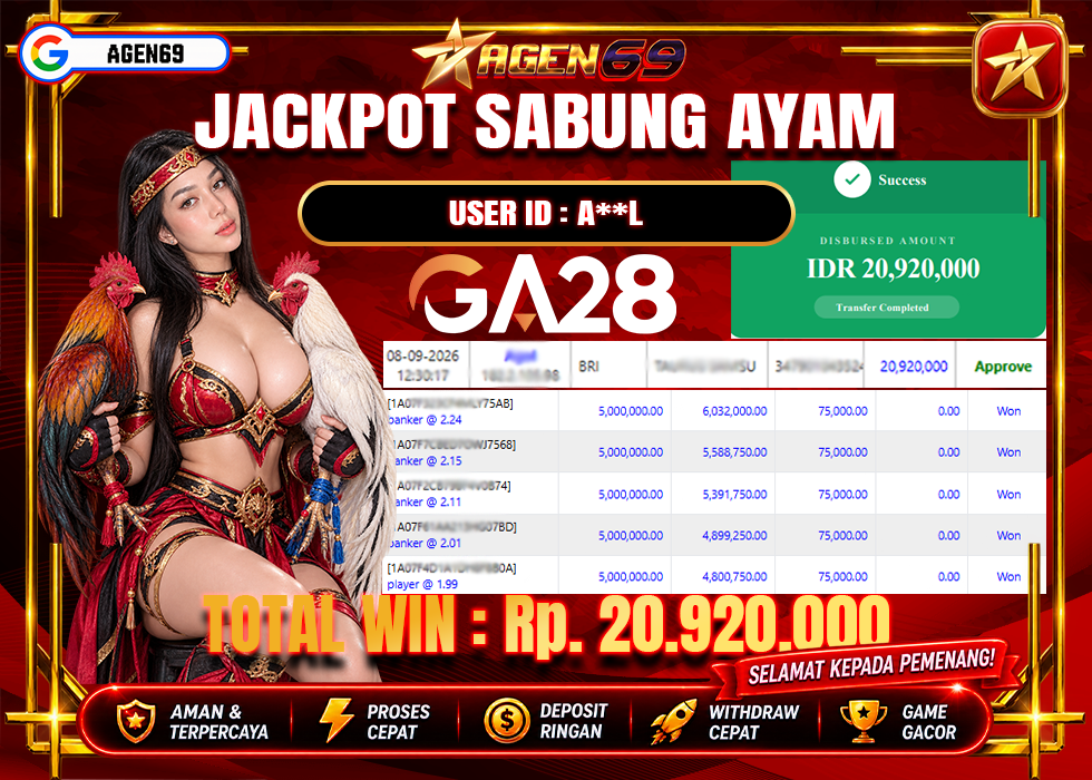 Bukti Jackpot AGEN69