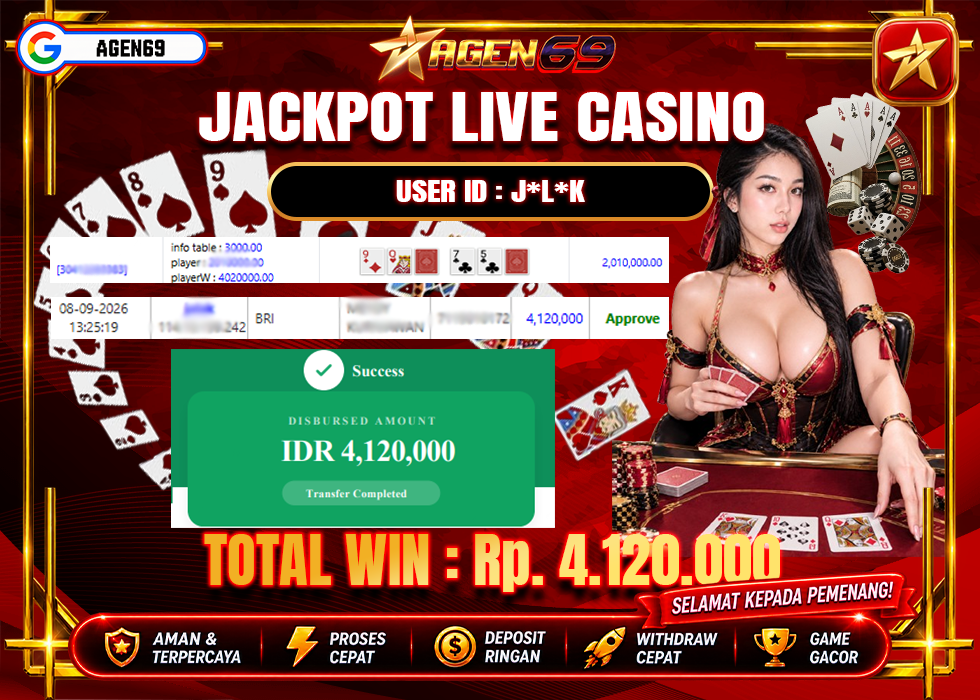 Bukti Jackpot AGEN69