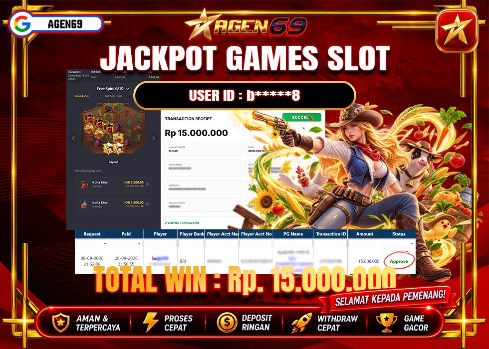 Bukti Jackpot AGEN69