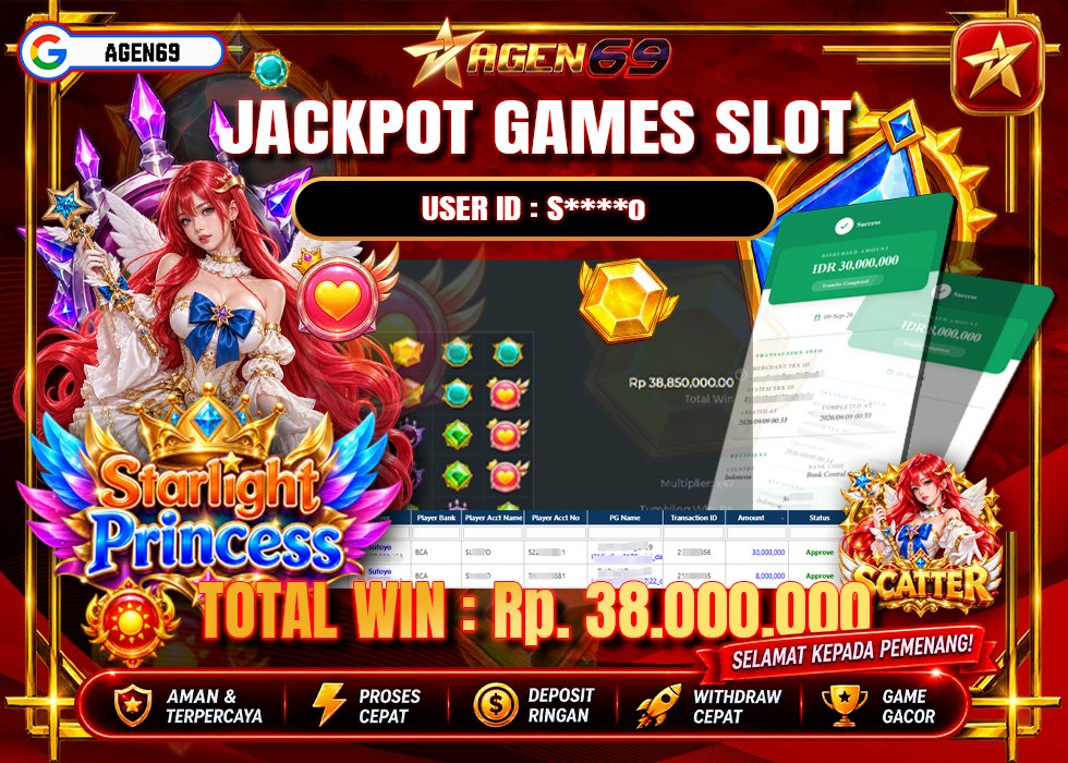 Bukti Jackpot AGEN69