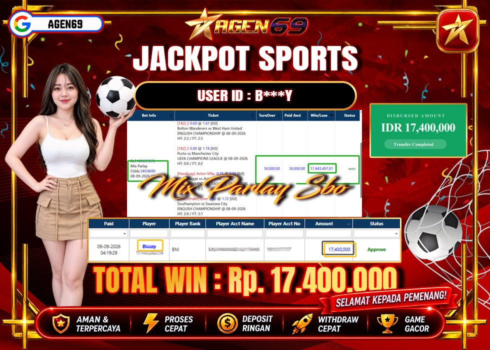 Bukti Jackpot AGEN69