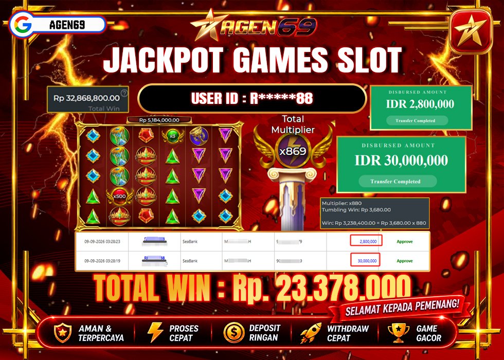 Bukti Jackpot AGEN69