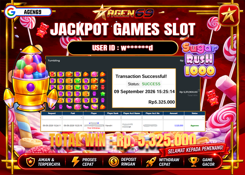 Bukti Jackpot AGEN69