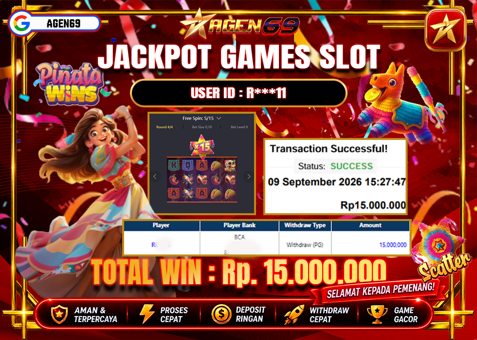 Bukti Jackpot AGEN69