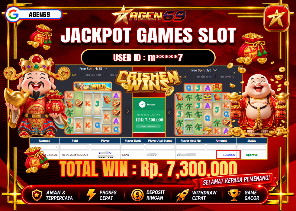 Bukti Jackpot AGEN69