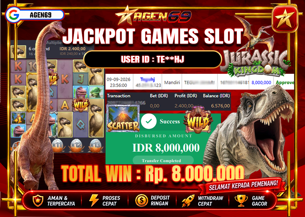 Bukti Jackpot AGEN69