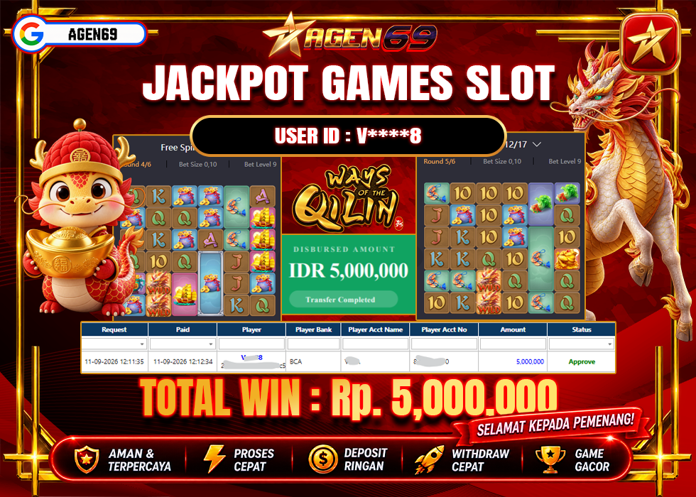 Bukti Jackpot AGEN69