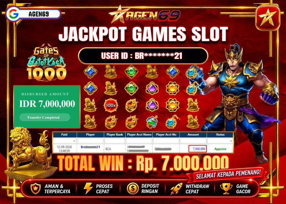Bukti Jackpot AGEN69