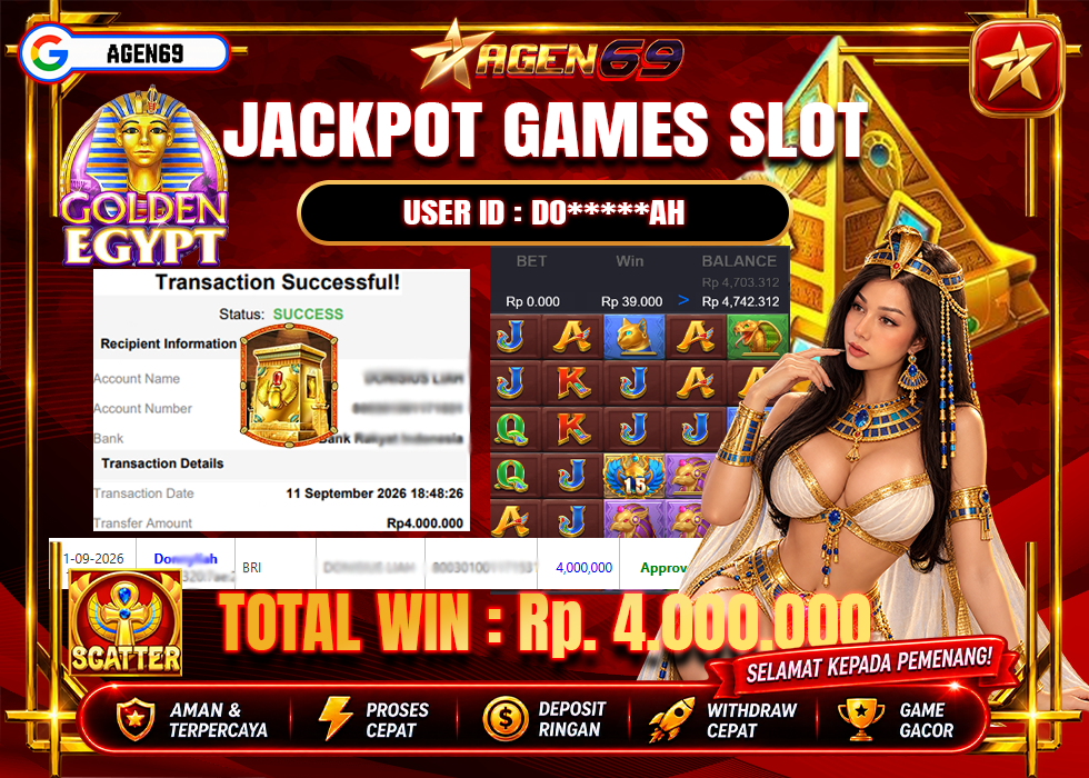 Bukti Jackpot AGEN69