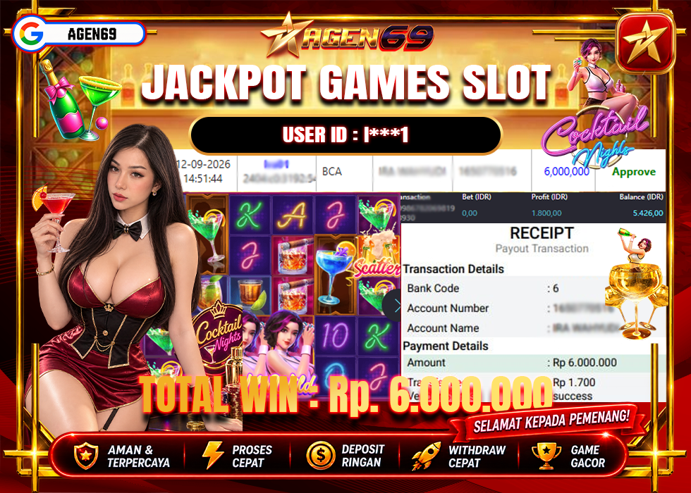 Bukti Jackpot AGEN69