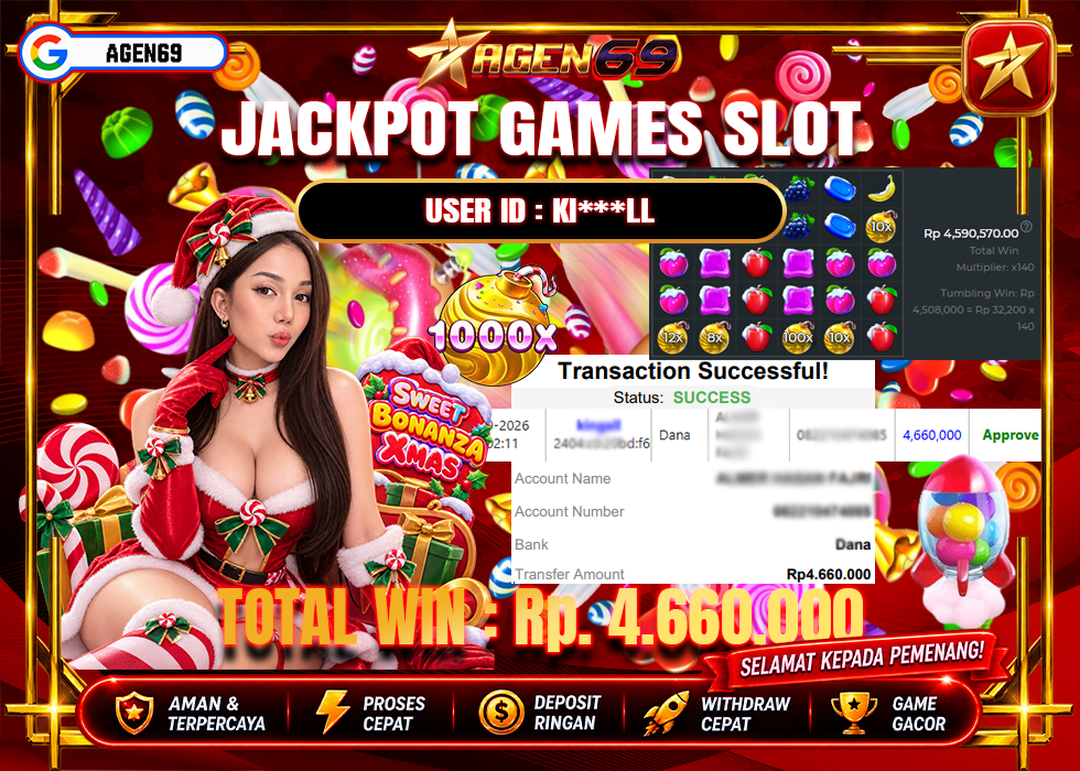 Bukti Jackpot AGEN69