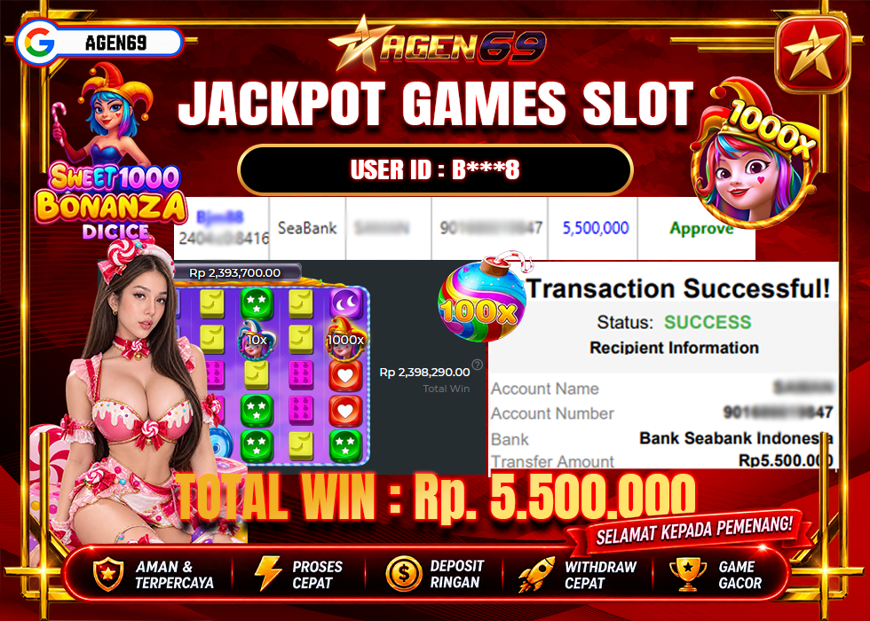 Bukti Jackpot AGEN69