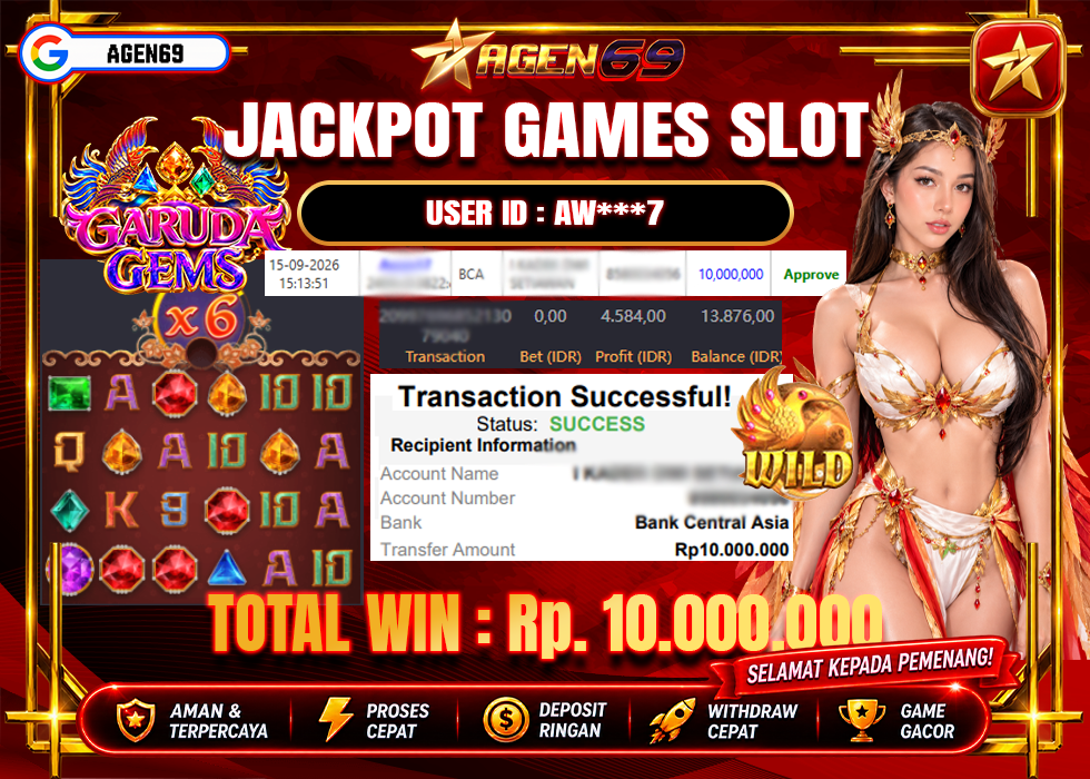 Bukti Jackpot AGEN69