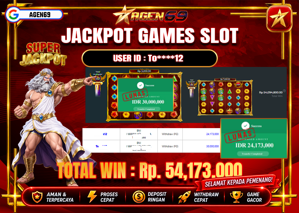 Bukti Jackpot AGEN69