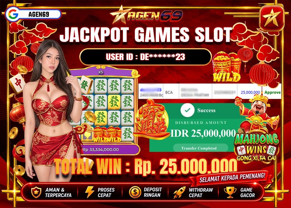 Bukti Jackpot AGEN69