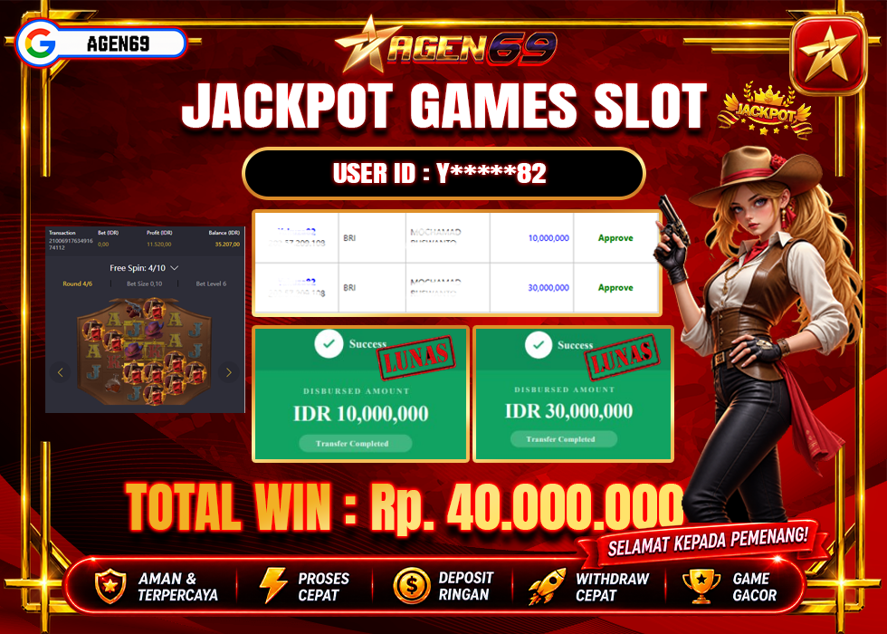 Bukti Jackpot AGEN69