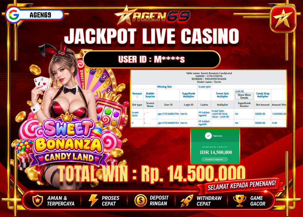 Bukti Jackpot AGEN69