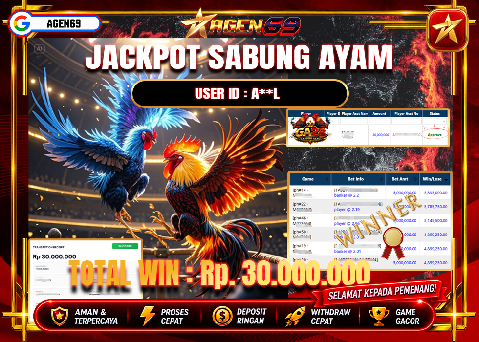 Bukti Jackpot AGEN69