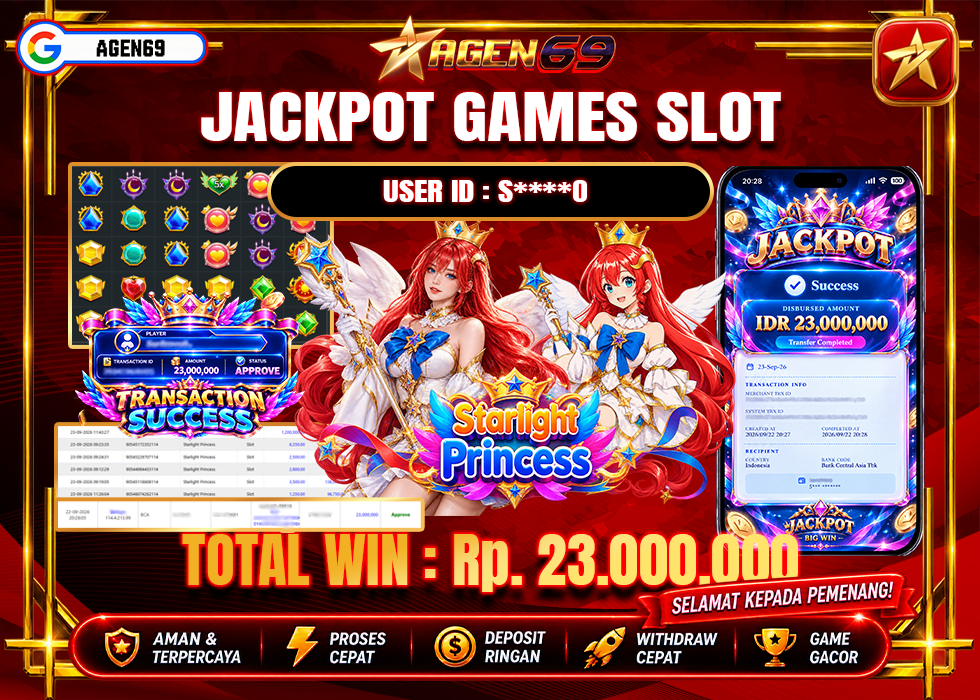 Bukti Jackpot AGEN69
