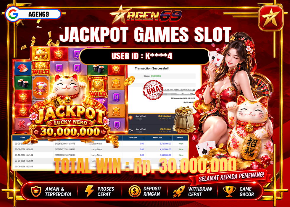 Bukti Jackpot AGEN69