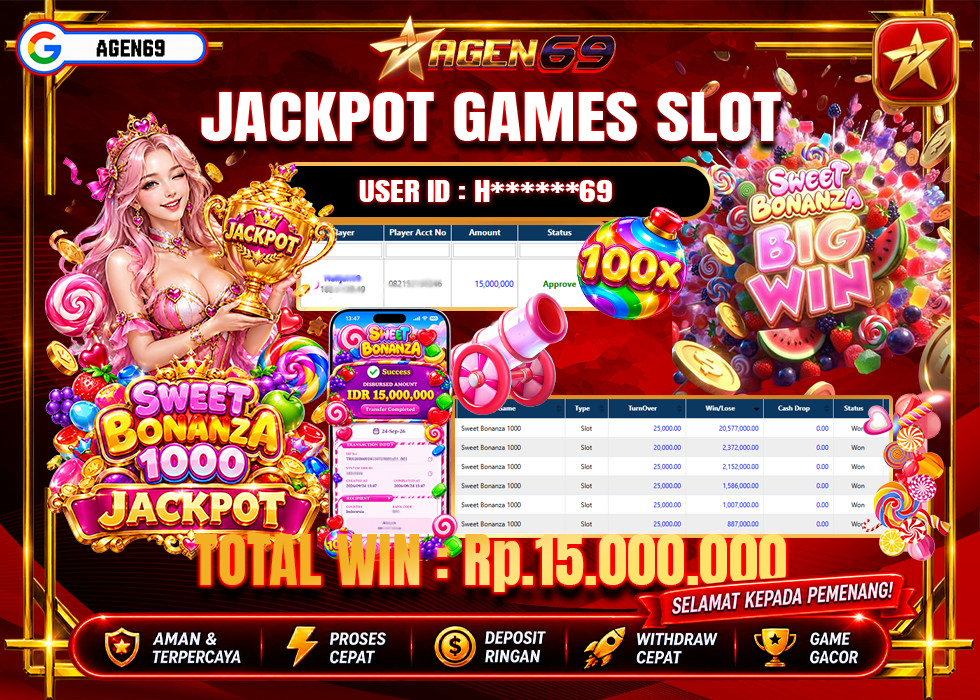 Bukti Jackpot AGEN69