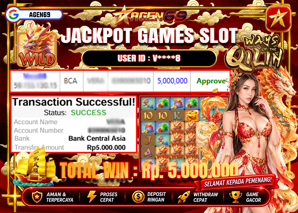 Bukti Jackpot AGEN69