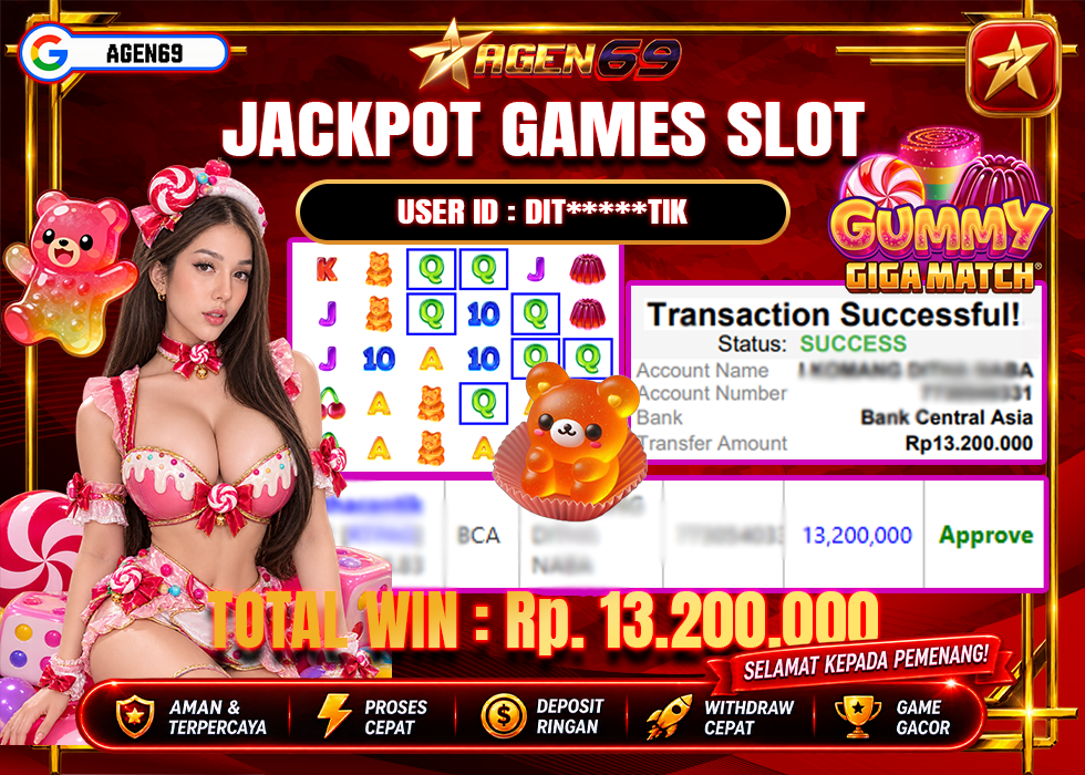 Bukti Jackpot AGEN69